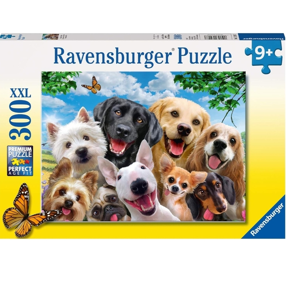 NEW Ravensburger Delighted Dogs 300 Piece XXL Jigsaw Puzzle Kids Educational Toy